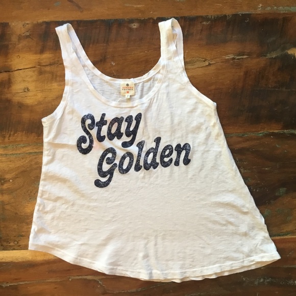 *NWT* Sundry Stay Golden Tank Top - Pima Cotton - Picture 3 of 7